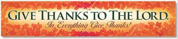 give thanks